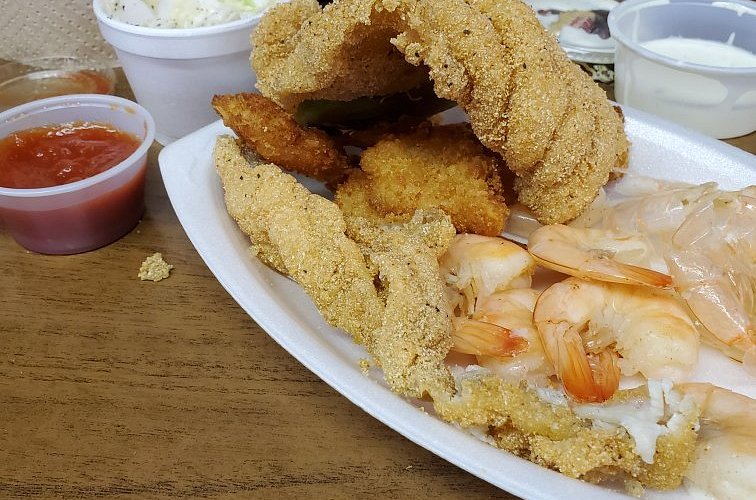 BG's Catch fried catfish and sides