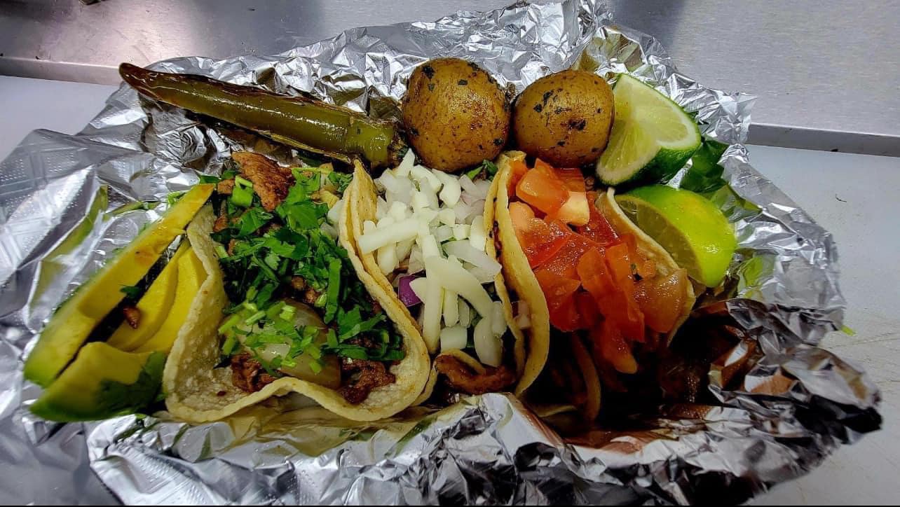 Rancheros Mexican Food Truck tacos and salsas