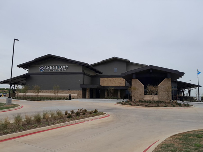 West Bay Casino and Resort on Lake Texoma shoreline